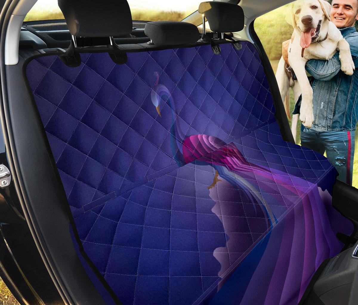 Peacock Car Dog Back Seat Cover