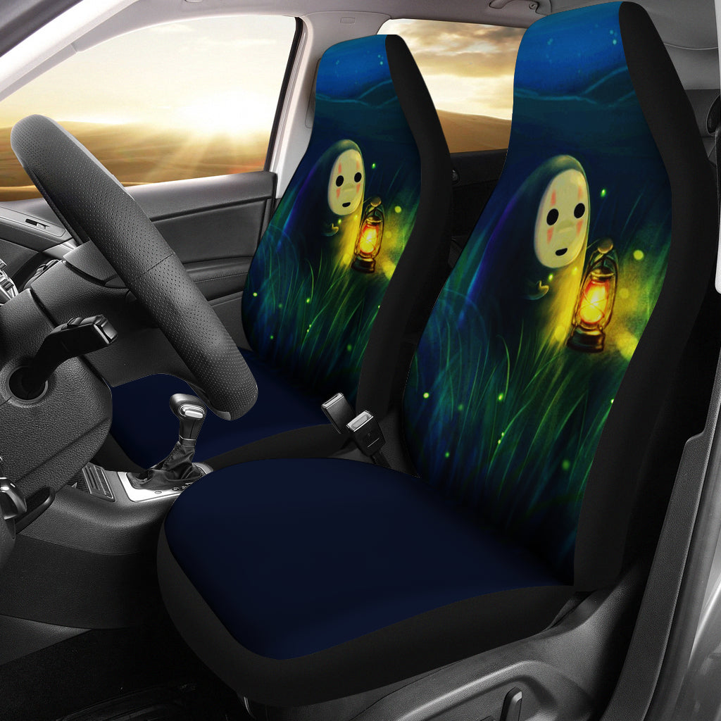 Cute No Face Seat Cover