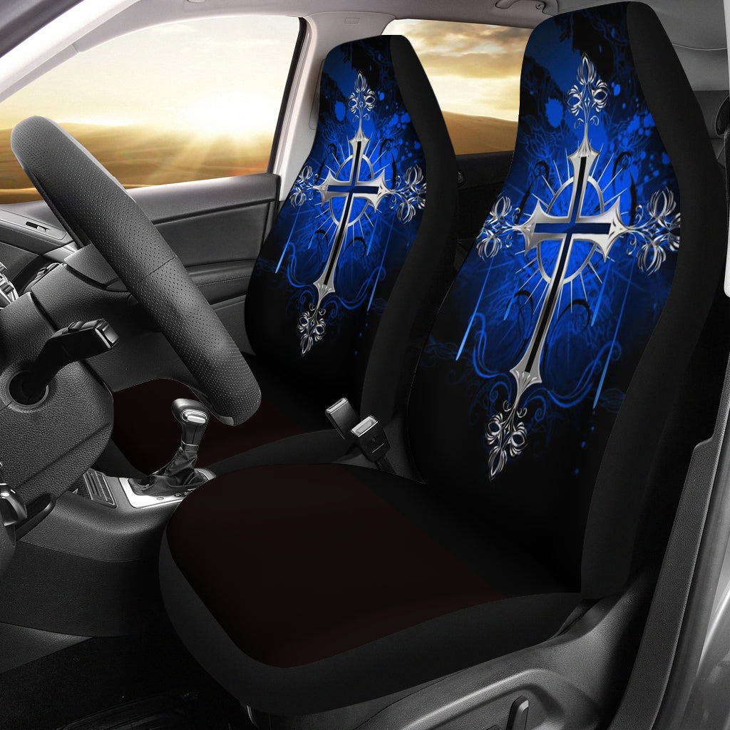 Silver Cross Blue Seat Cover