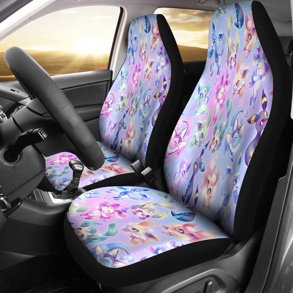 Eeveelution Car Seat Covers Amazing Best Gift Idea