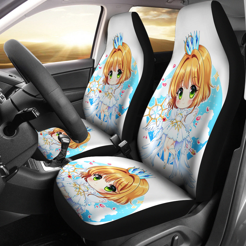 Sakura Chibi Car Seat Covers Amazing Best Gift Idea