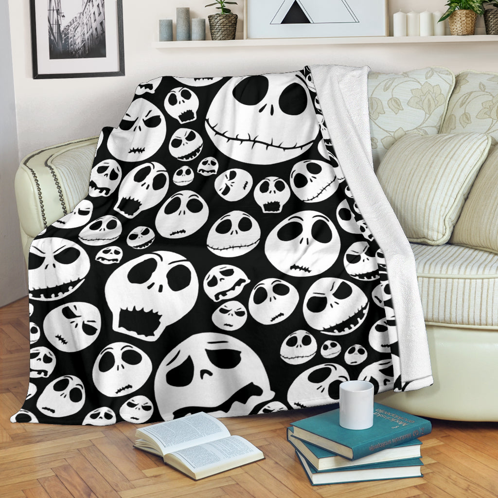 Cute Jack Skellington Premium Blanket