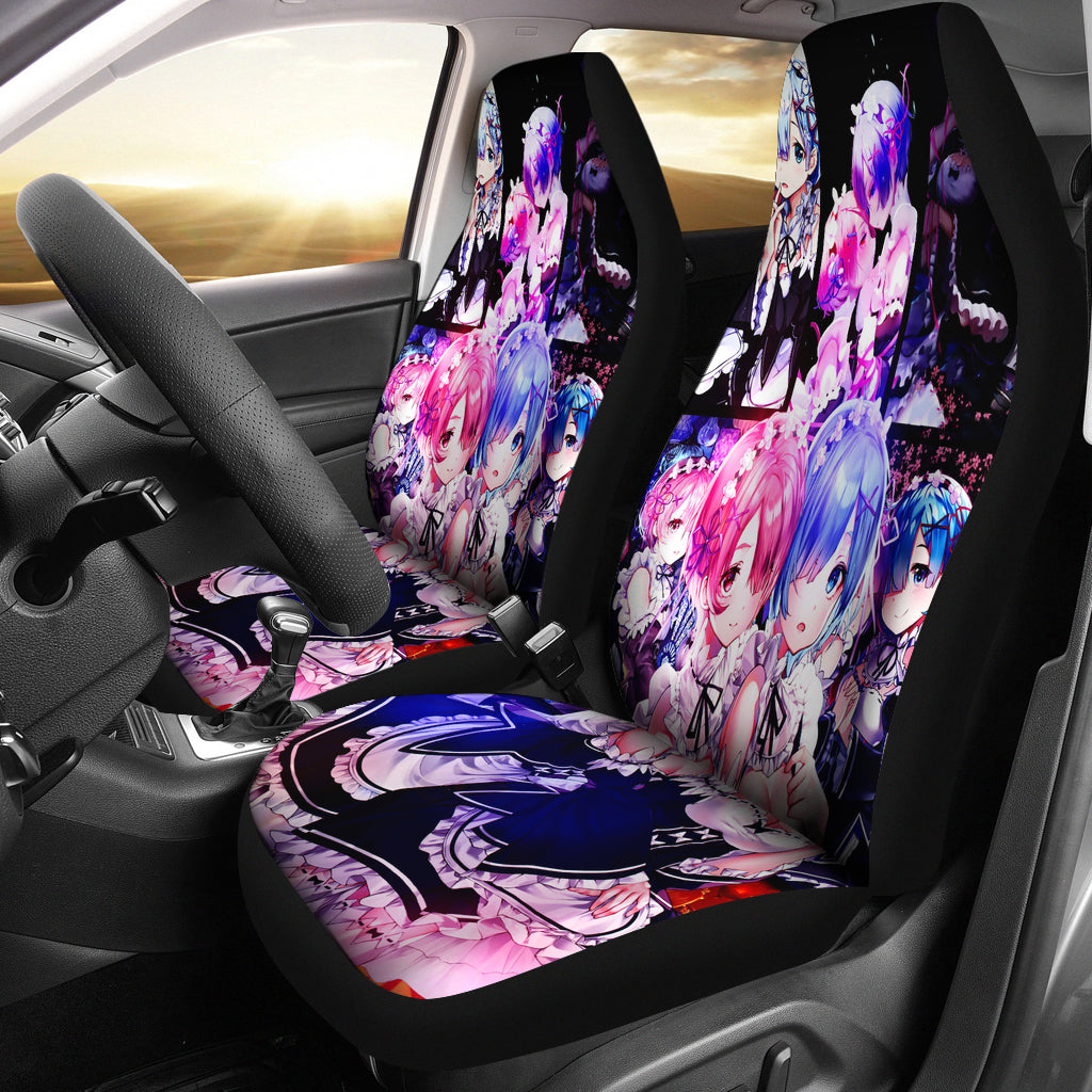 Ram And Rem Re Zero Seat Cover