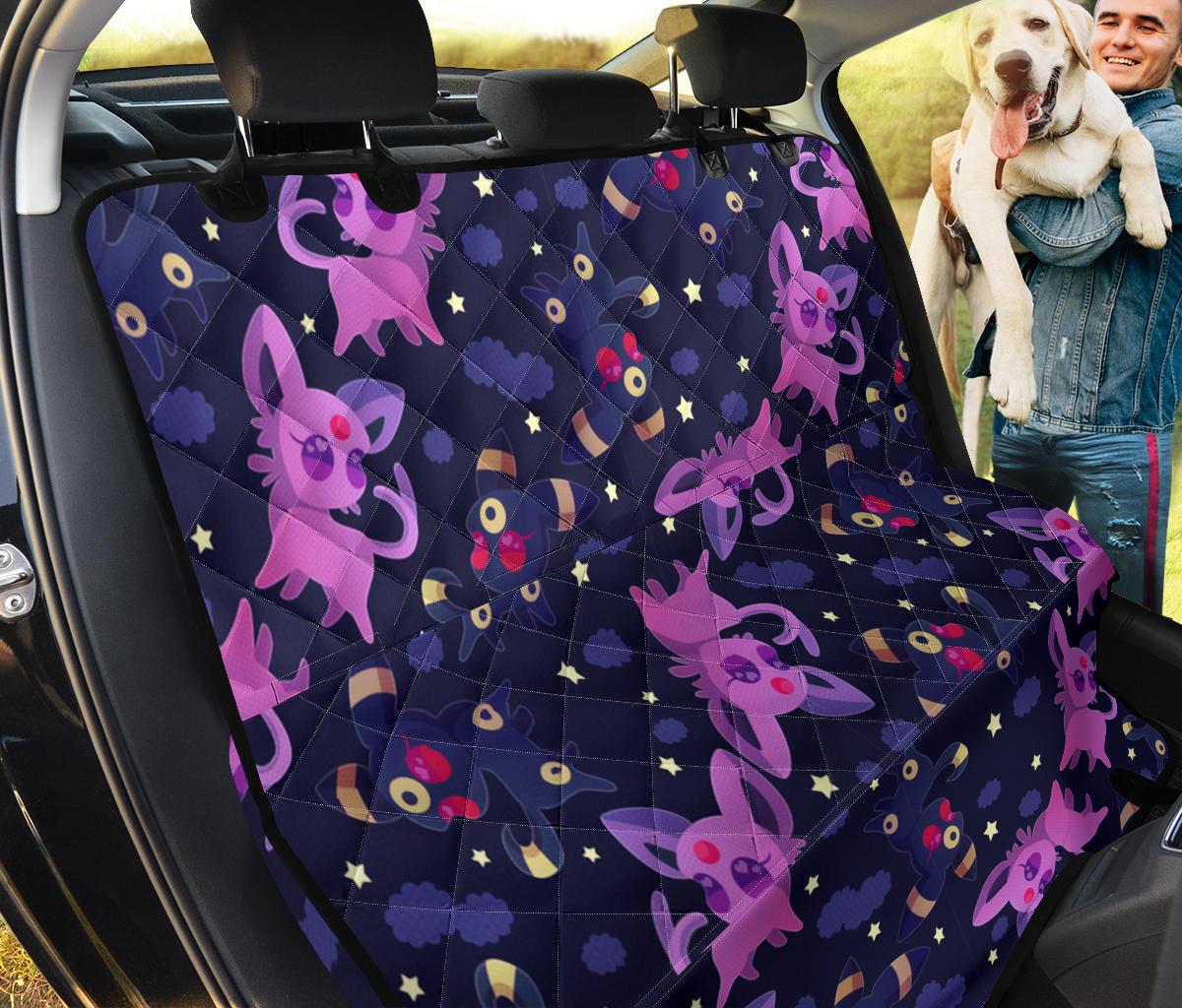 Umbreon And Espeon Car Dog Back Seat Cover