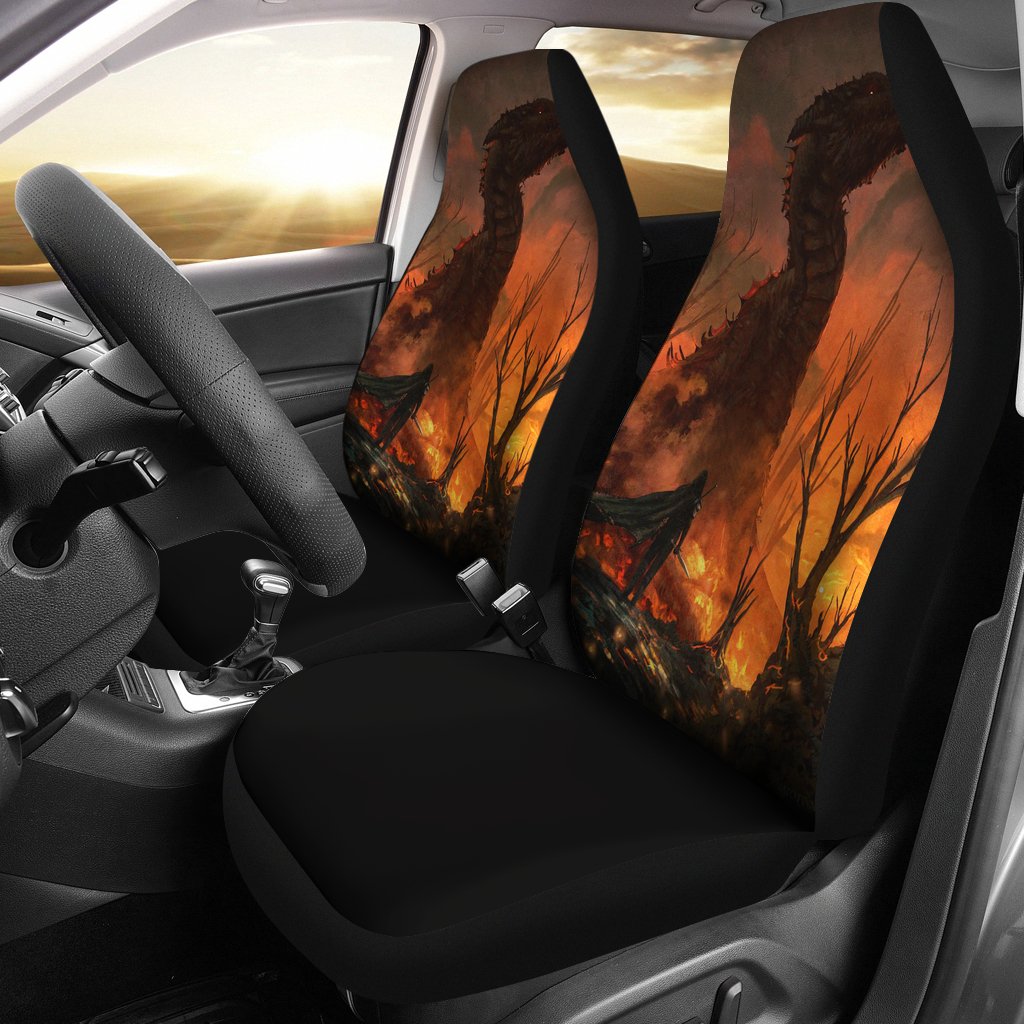 Red Dragon The Witcher Seat Covers