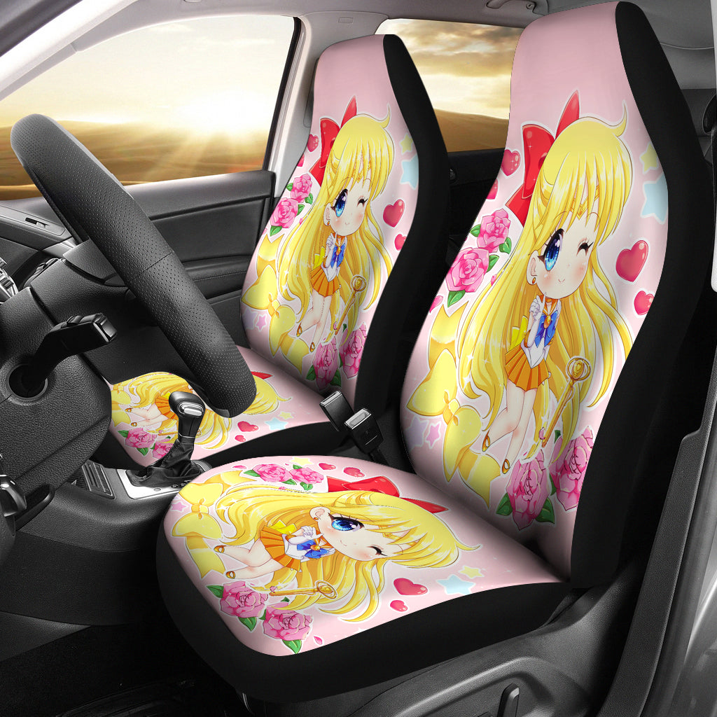 Sailor Venus Chibi Car Seat Covers Amazing Best Gift Idea