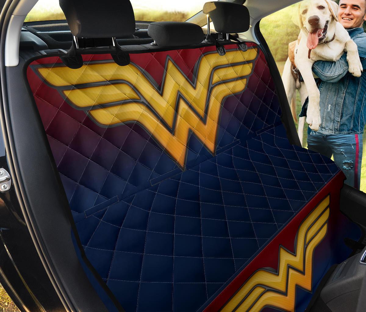 Wonder Woman Car Dog Back Seat Cover