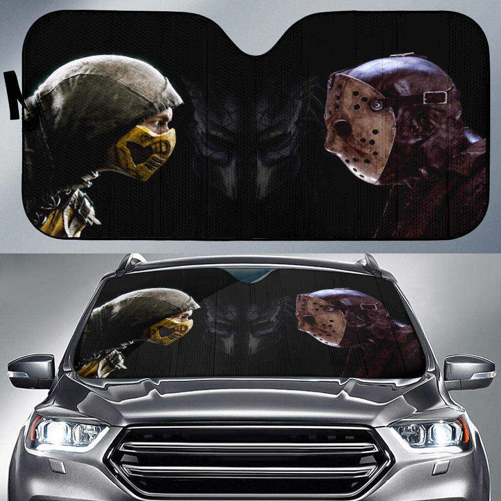 Scorpion Vs Jason Car Sun Shades Amazing Best Gift Ideas 2021