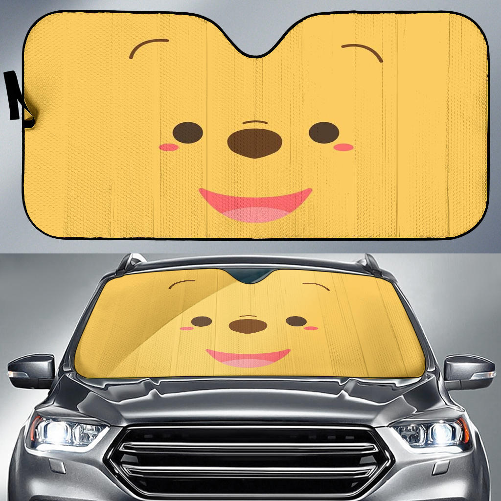 Pooh Face Car Sun Shades Amazing Best Gift Ideas 2021