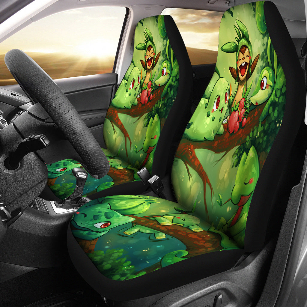 Pokemon Grass 3 Car Seat Covers Amazing Best Gift Idea