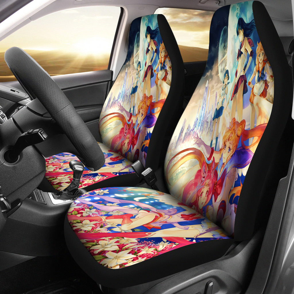 Sailor Moon Art Car Seat Covers 1 Amazing Best Gift Idea