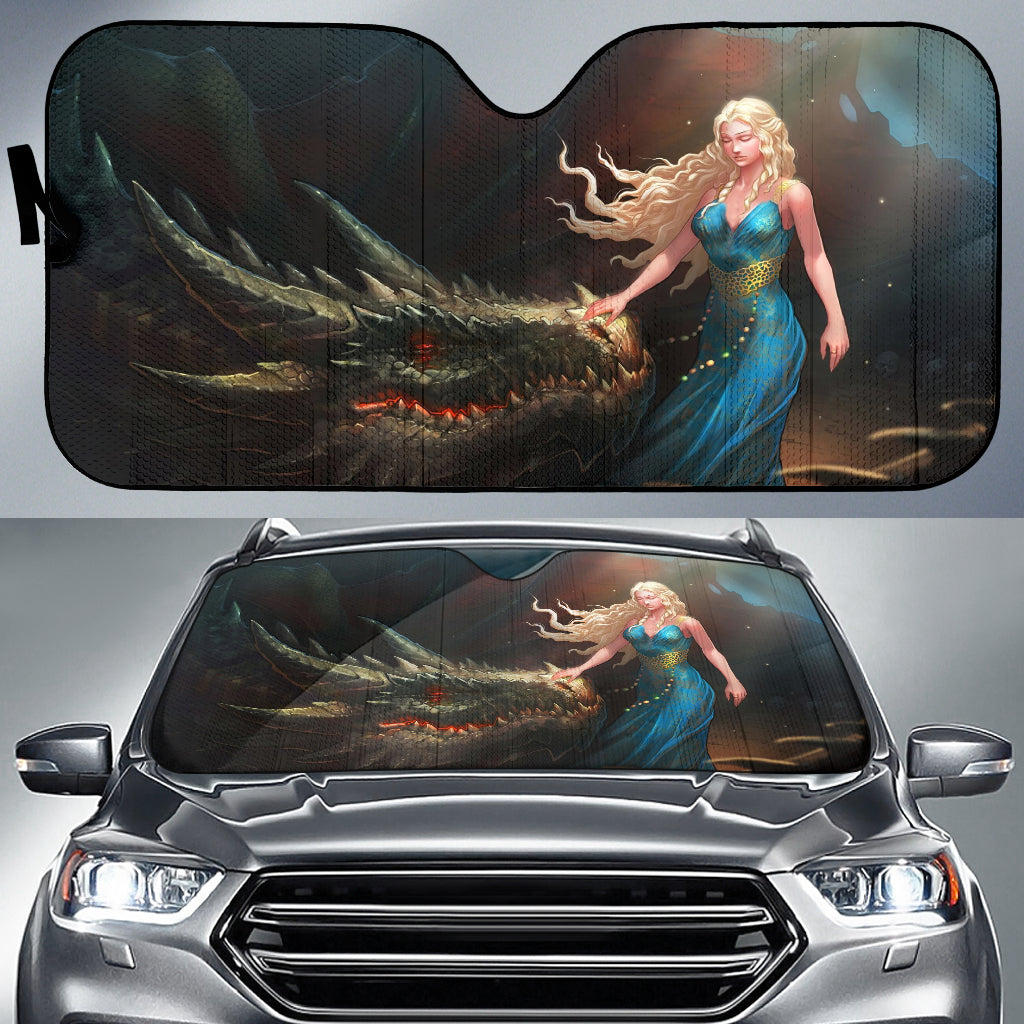 Mother Of Dragon Car Sun Shades Amazing Best Gift Ideas 2022