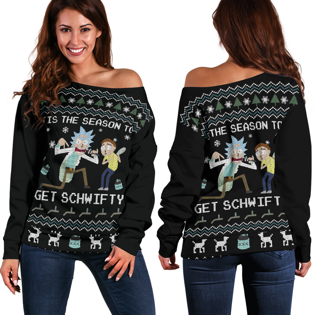 Rick And Morty Shoulder Sweater