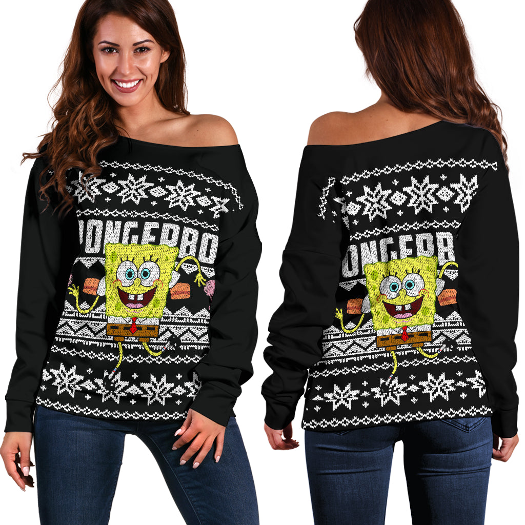 Spongebob Shoulder Sweater