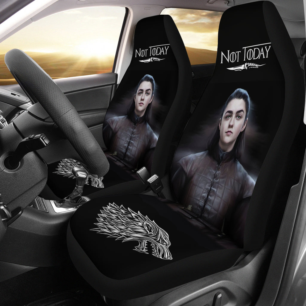 Not Today Arya Stark Car Seat Covers Amazing Best Gift Idea