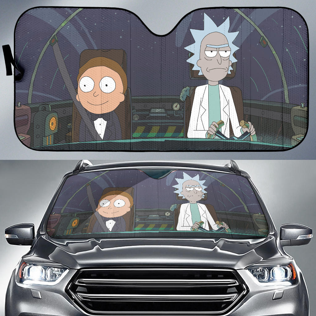Rick And Morty Auto Sun Shades Amazing Best Gift Ideas 2022