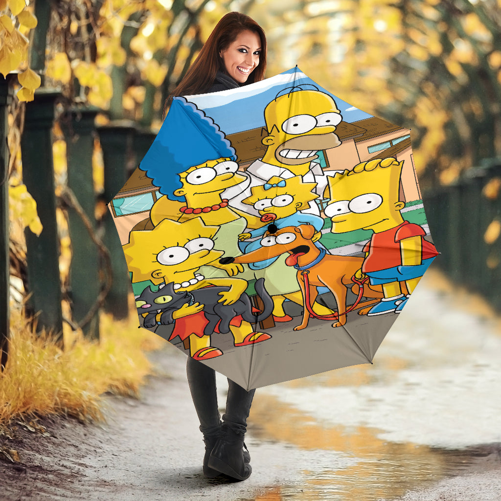 The Simpsons Tv Show Umbrella