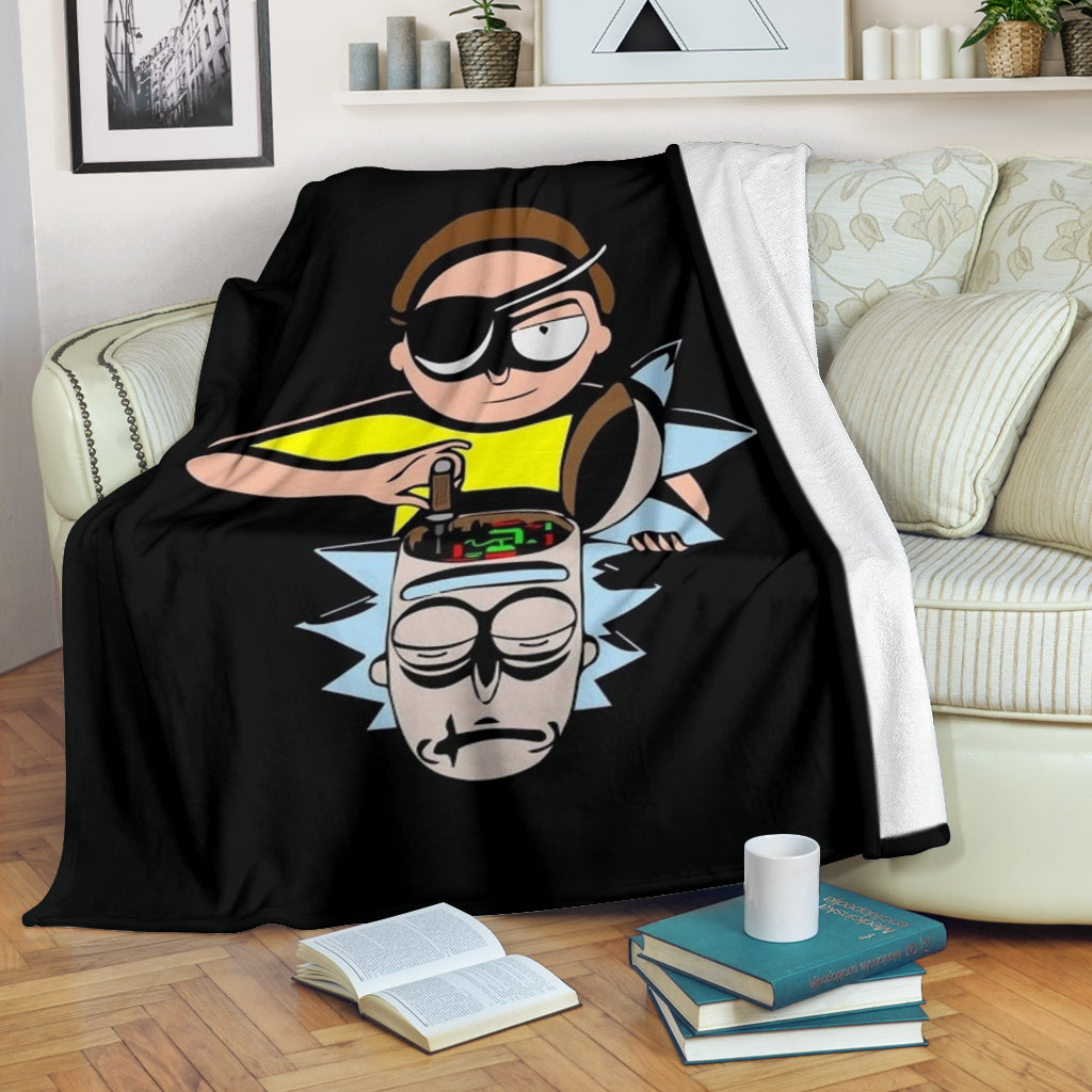 Rick And Morty Premium Blanket 8