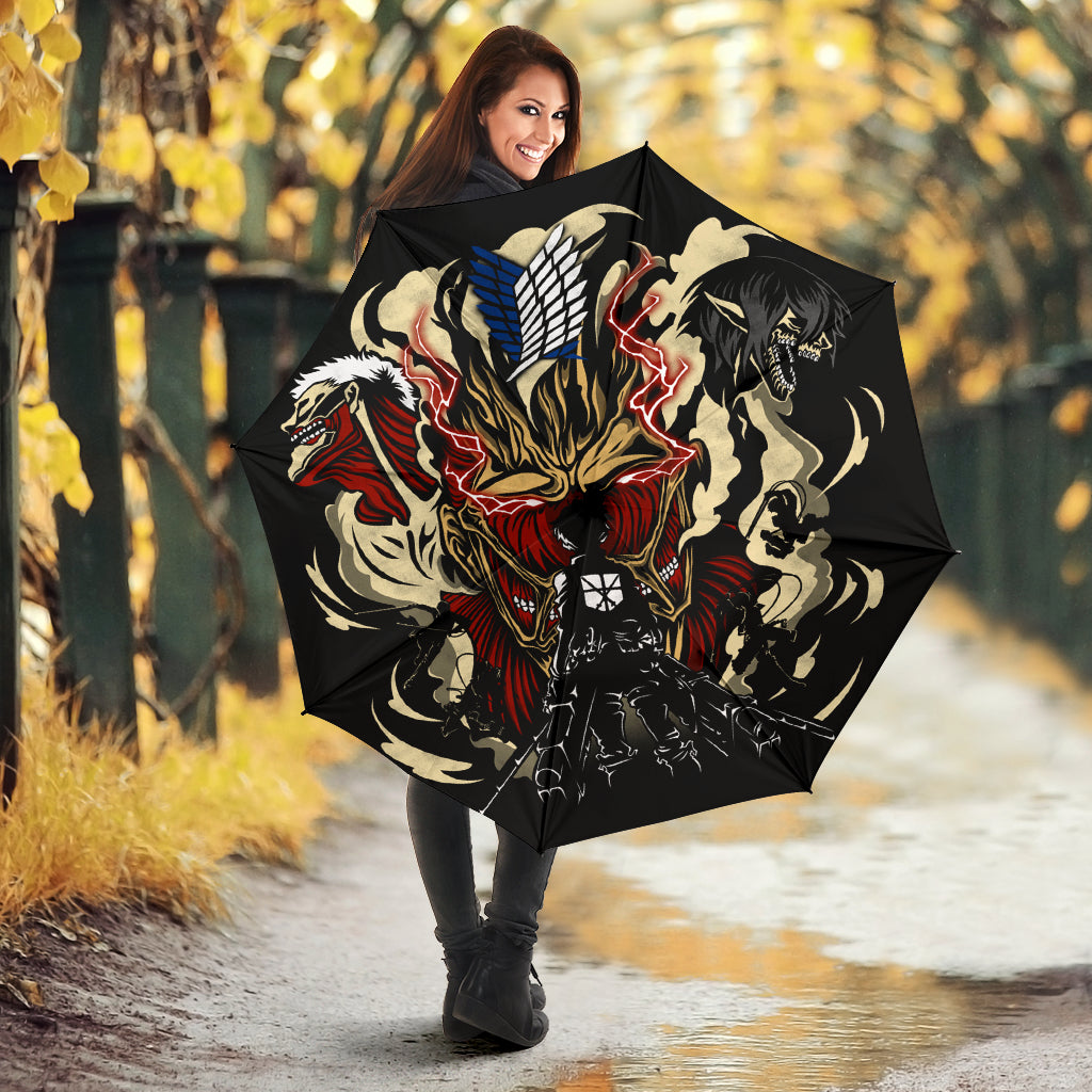 Attack On Titans Art Umbrella