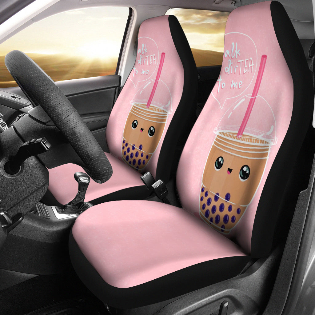 Boba Tea Car Seat Covers Amazing Best Gift Idea