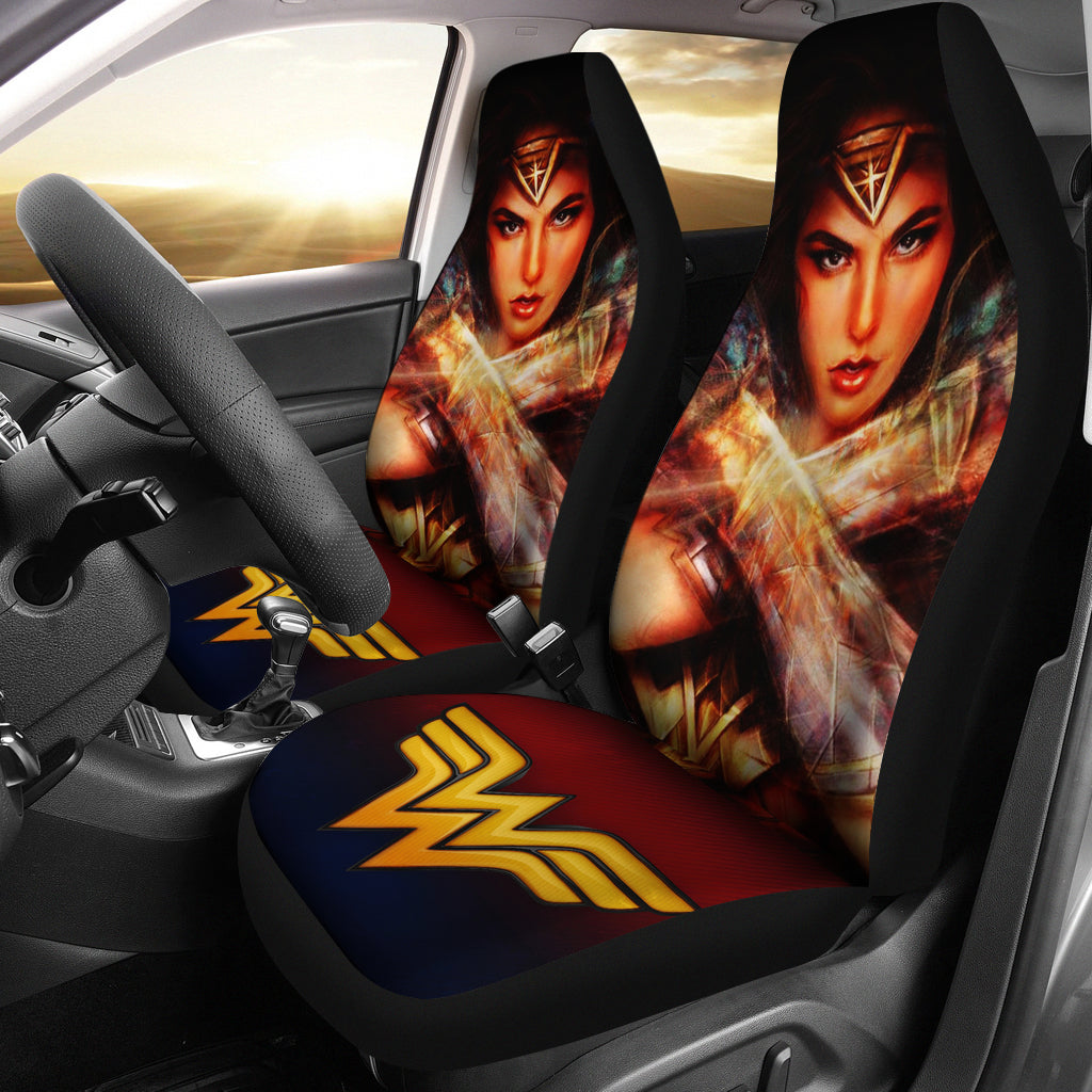 Wonder Woman Art Seat Cover