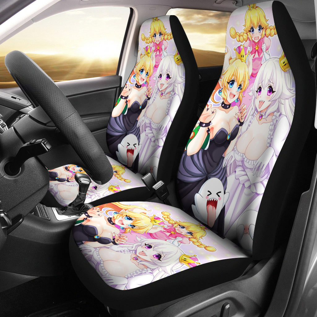 Bowsette Y Boosette Car Seat Covers Amazing Best Gift Idea