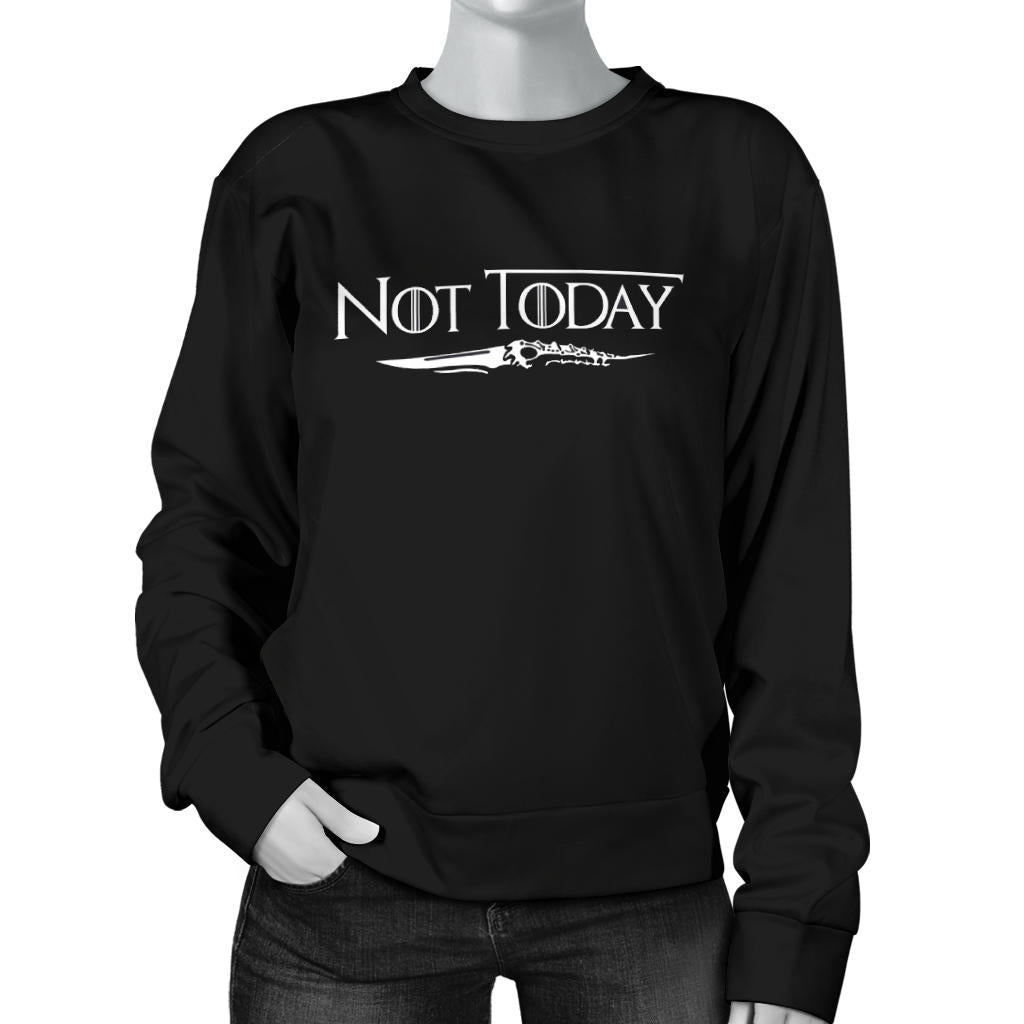 Arya Stark Not Today Women'S Sweater