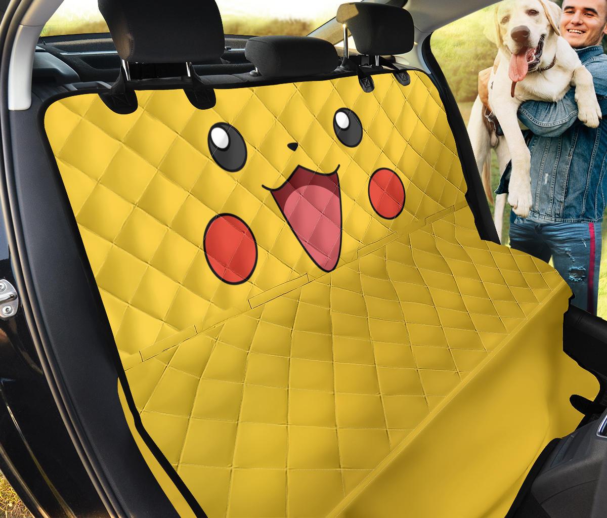 Pokemon Pikachu Car Dog Back Seat Cover