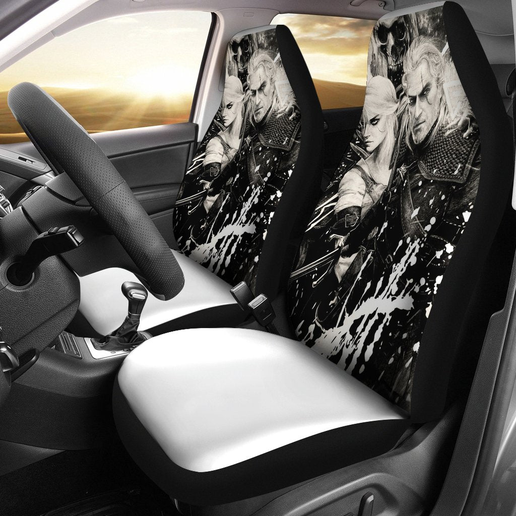 The Witcher 3 Art Car Seat Covers Amazing Best Gift Idea