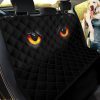 Cat Black Eyes Car Dog Back Seat Cover