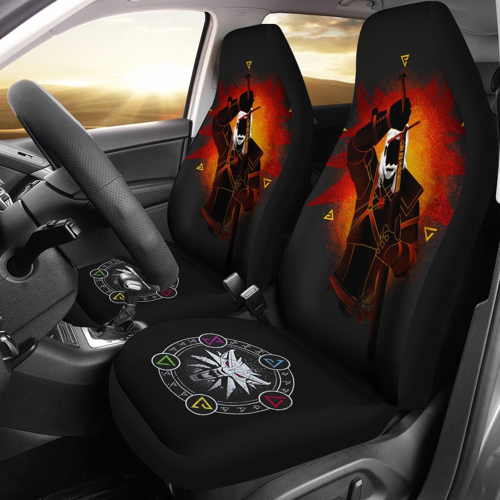 The Witcher Car Seat Covers Amazing Best Gift Idea