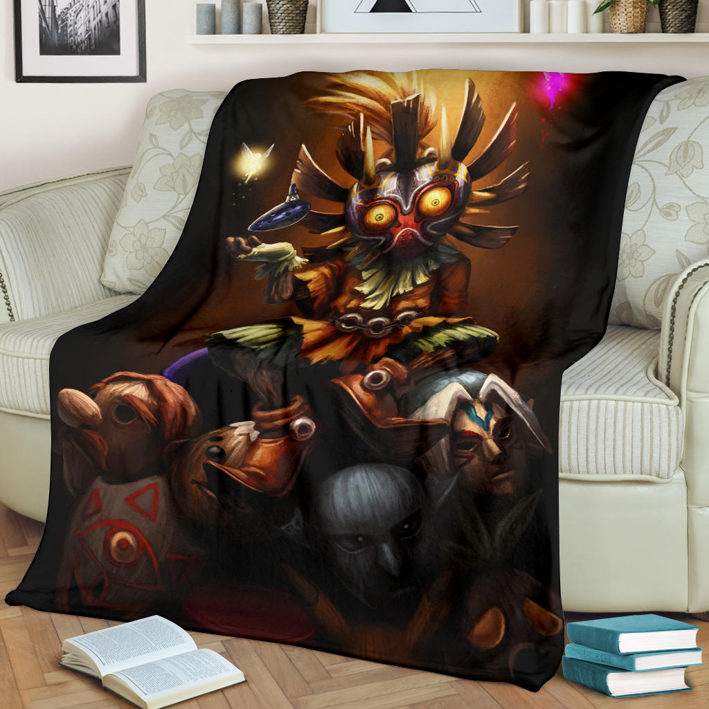 Legend Of Zelda Majoras Mask Premium Blanket 9