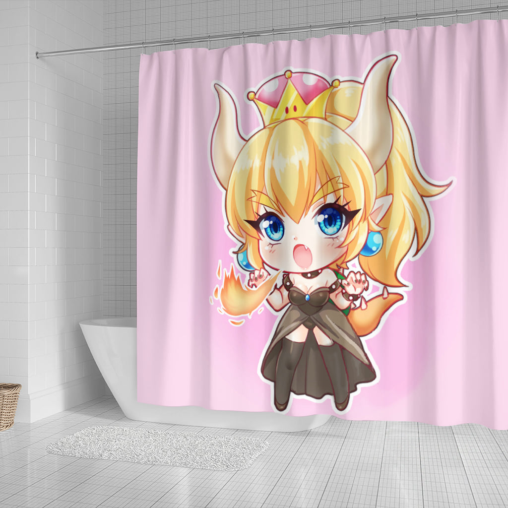 Bowsette Shower Curtain
