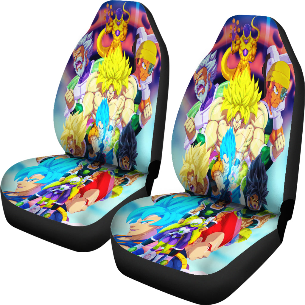 Broly Vs Goku Vs Vegeta Car Seat Covers Amazing Best Gift Idea