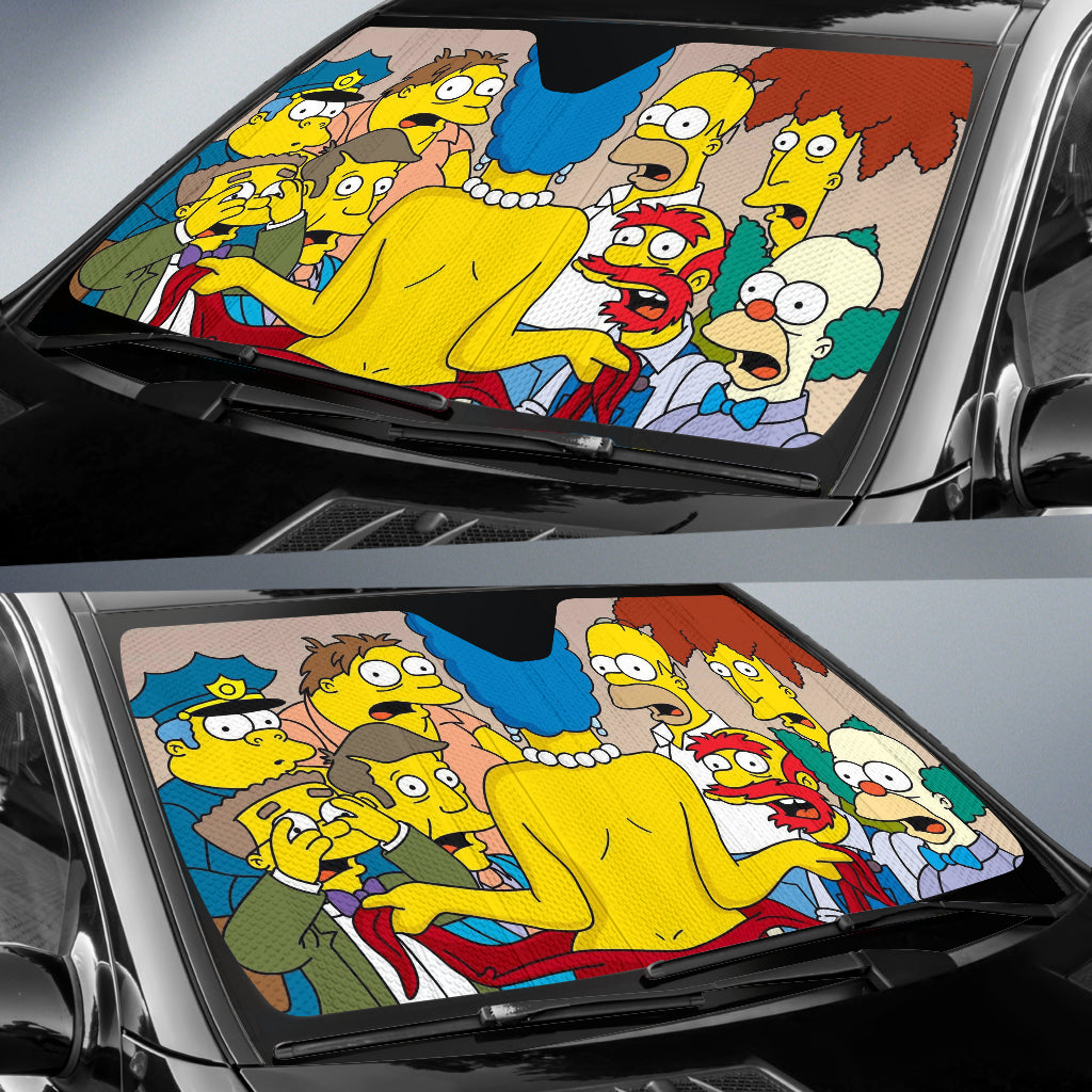 The Simpson Funny Car Sun Shades