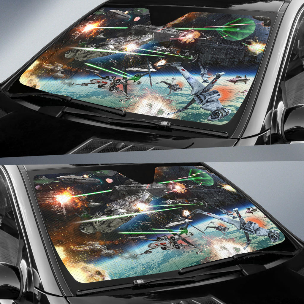 Star Wars Space Battle Sun Shade