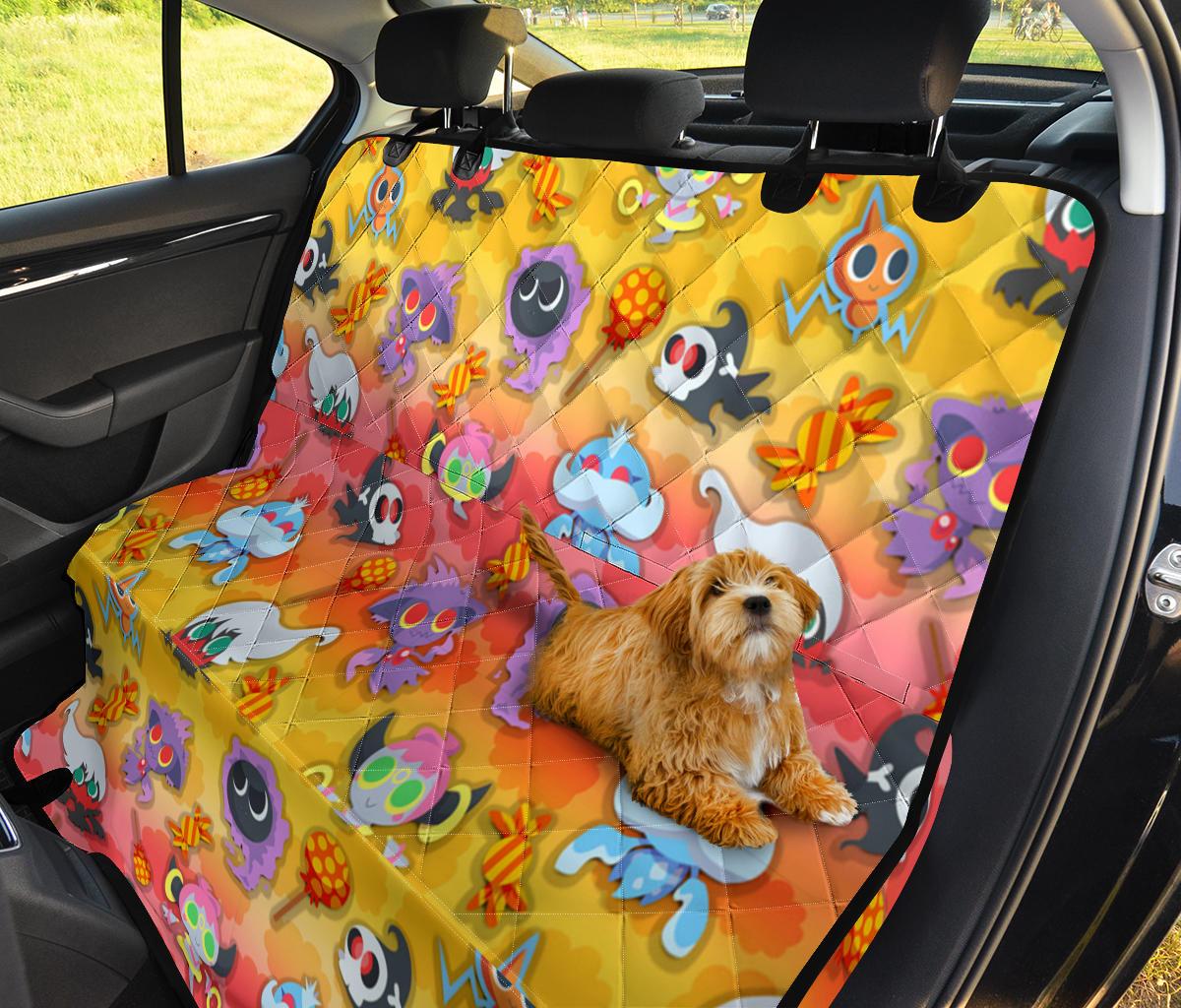 Pokemon Halloween Car Dog Back Seat Cover