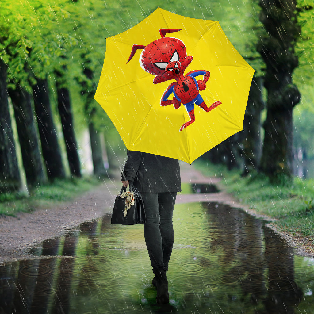 Spider Man Pig Into The Spiderverse Umbrella