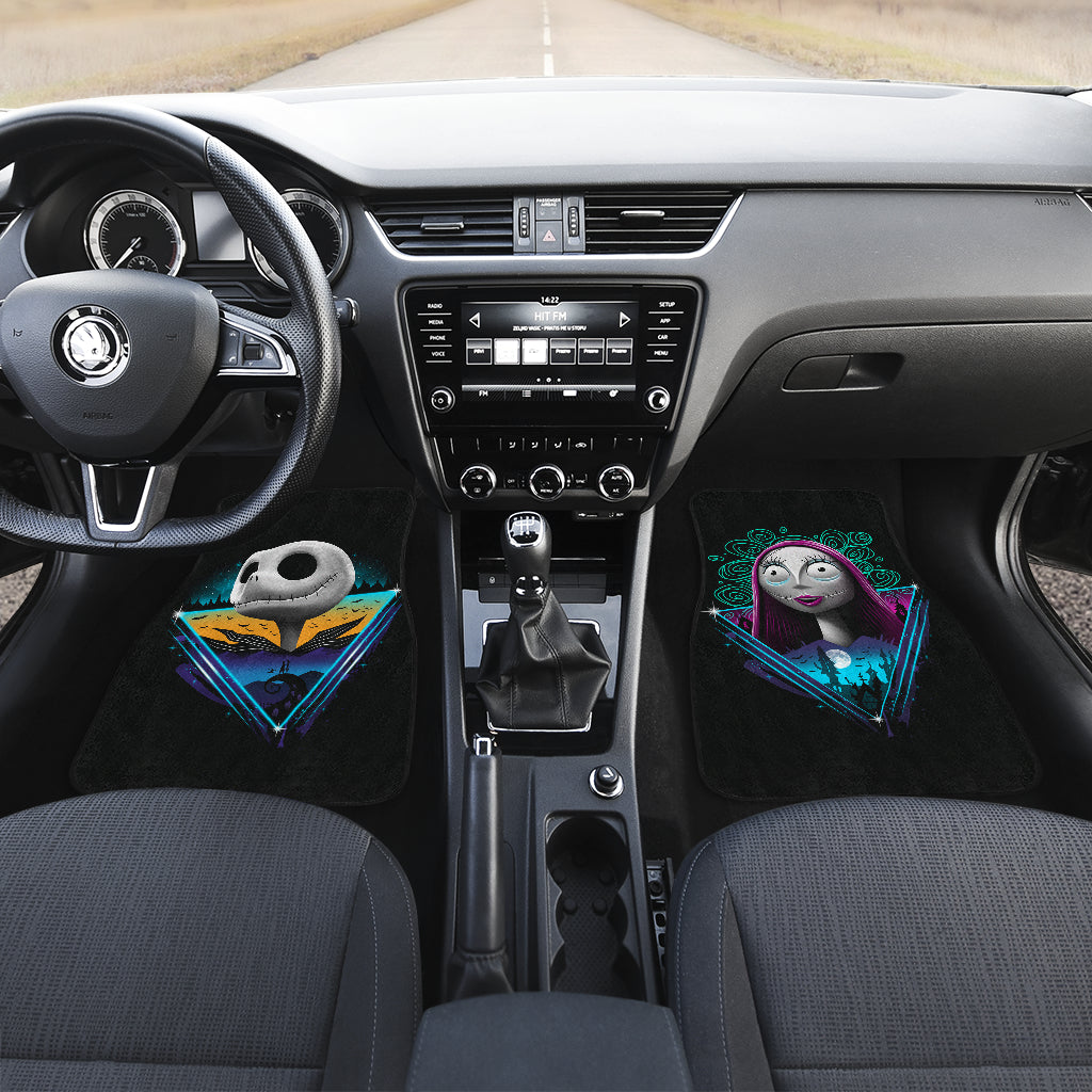 Rad Jack And Sally Front And Back Car Mats