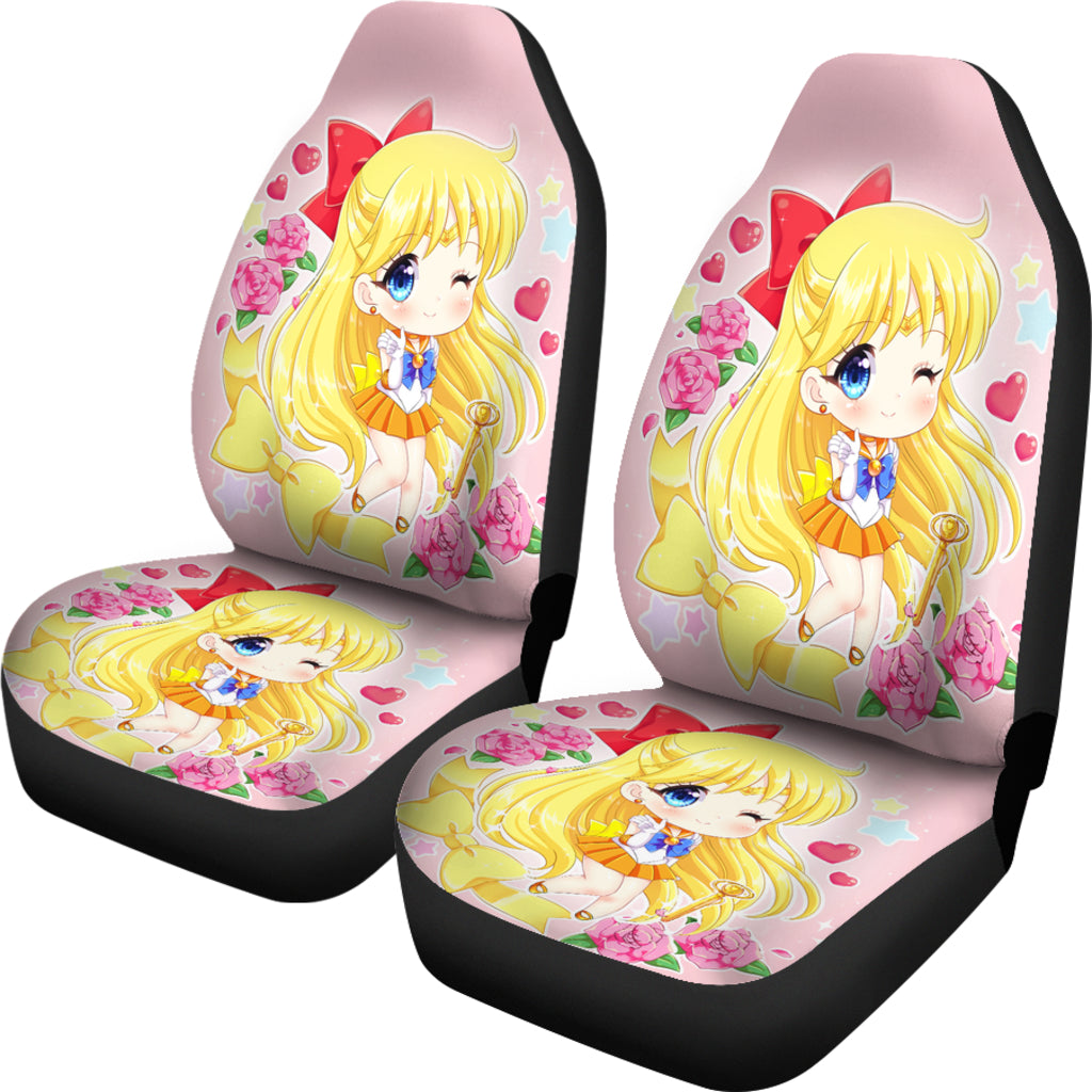 Sailor Venus Chibi Car Seat Covers Amazing Best Gift Idea