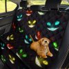 Cat Creepy Face Car Dog Back Seat Cover