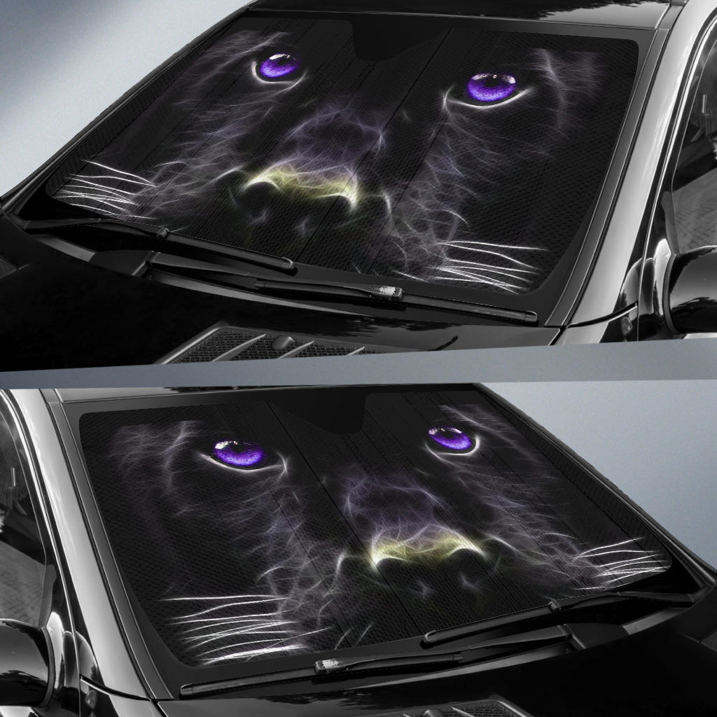 Black Panther Face Car Sun Shades Amazing Best Gift Ideas 2022