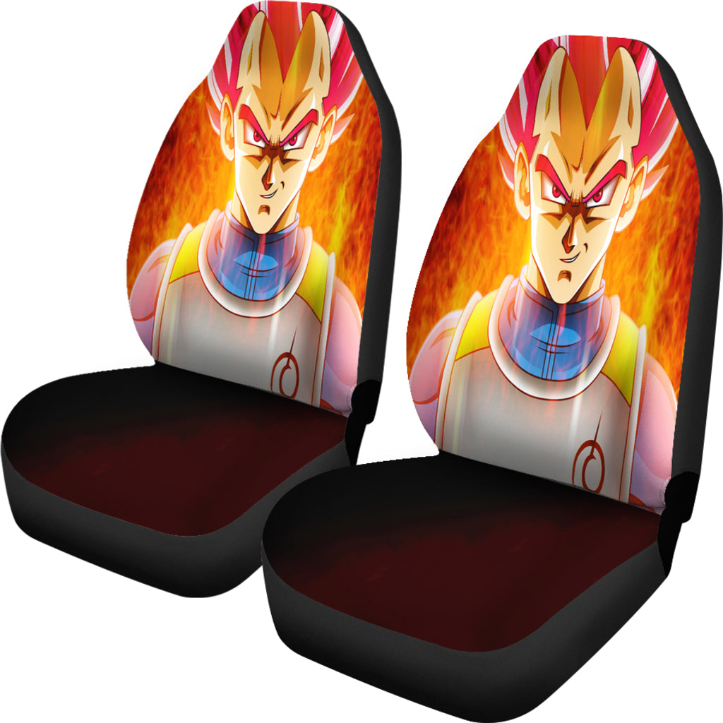 Vegeta Super Saiyan God Car Seat Covers Amazing Best Gift Idea