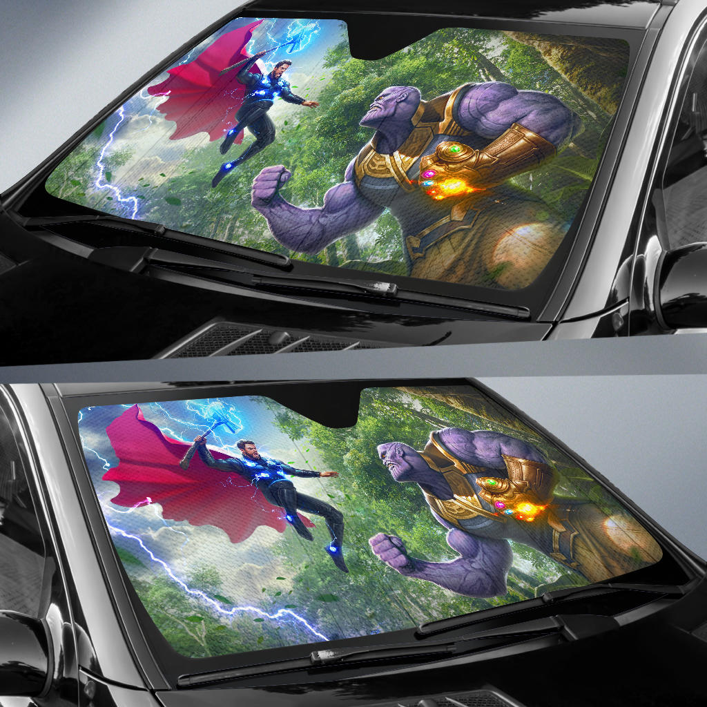 Thor Vs Thanos Sun Shade