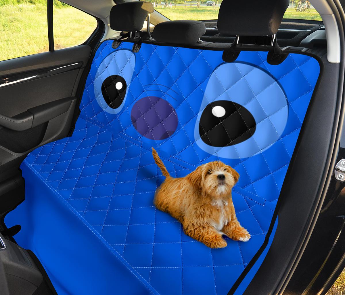 Stitch Face 1 Car Dog Back Seat Cover