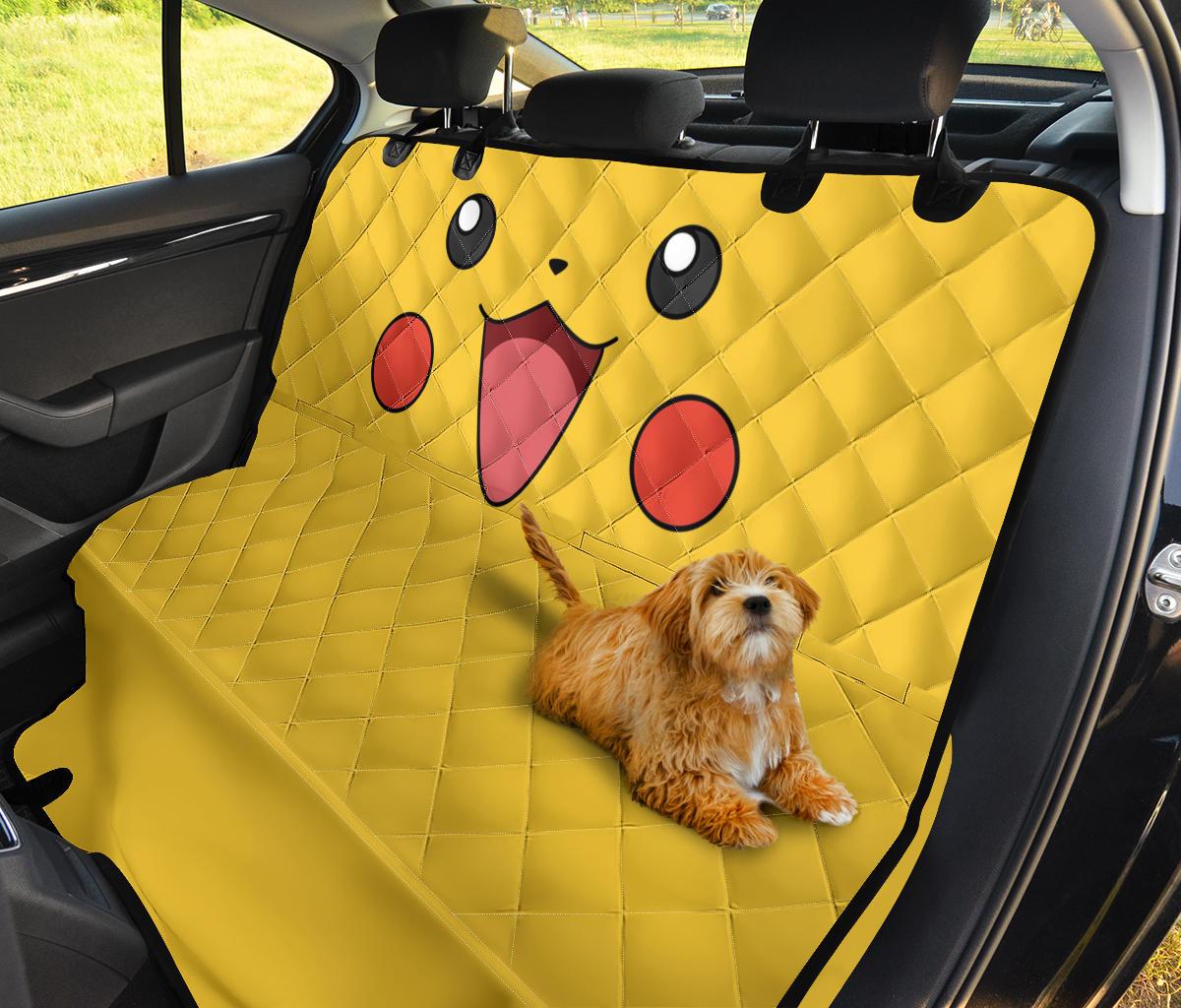 Pokemon Pikachu Car Dog Back Seat Cover