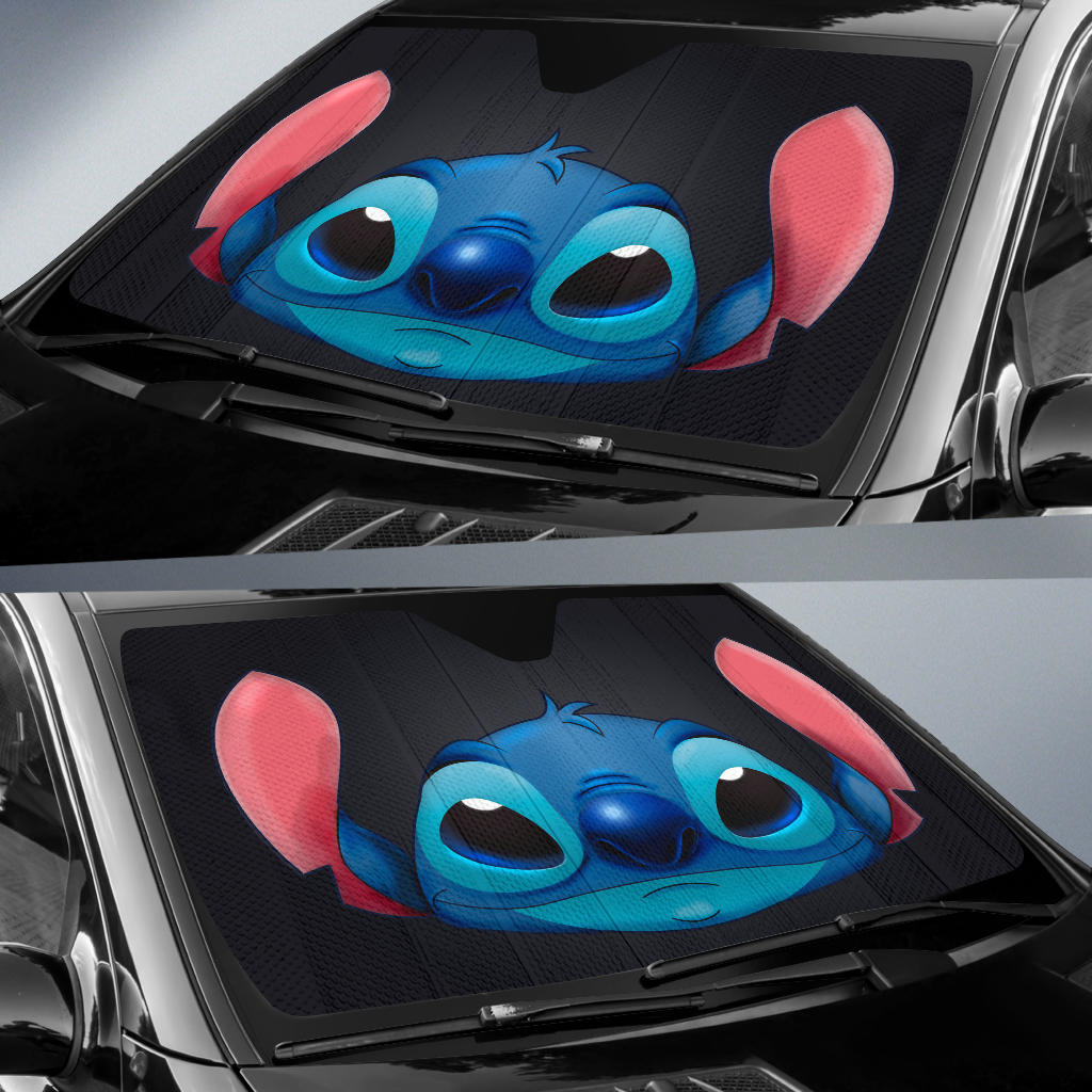 Stitch Face Auto Sun Shades Amazing Best Gift Ideas 2022