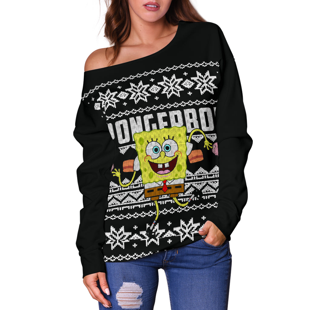 Spongebob Shoulder Sweater