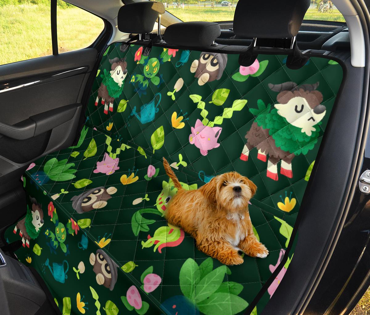 Pokemon Green Car Dog Back Seat Cover