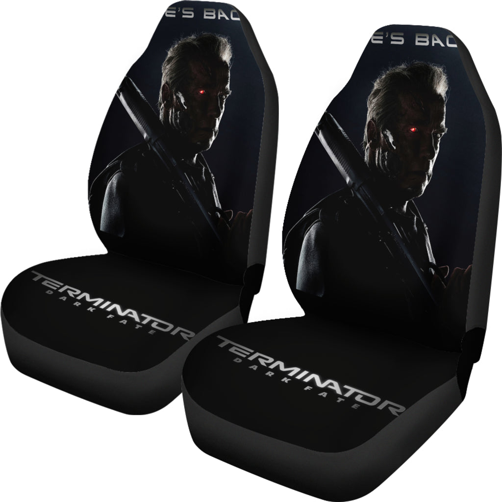 Terminator He Is Back Seat Covers